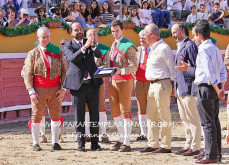 Imagens da corrida de Toiros na Celestino Graça dos 110ª Aniversario do Grupo de Forcados Amadores de Santarém 